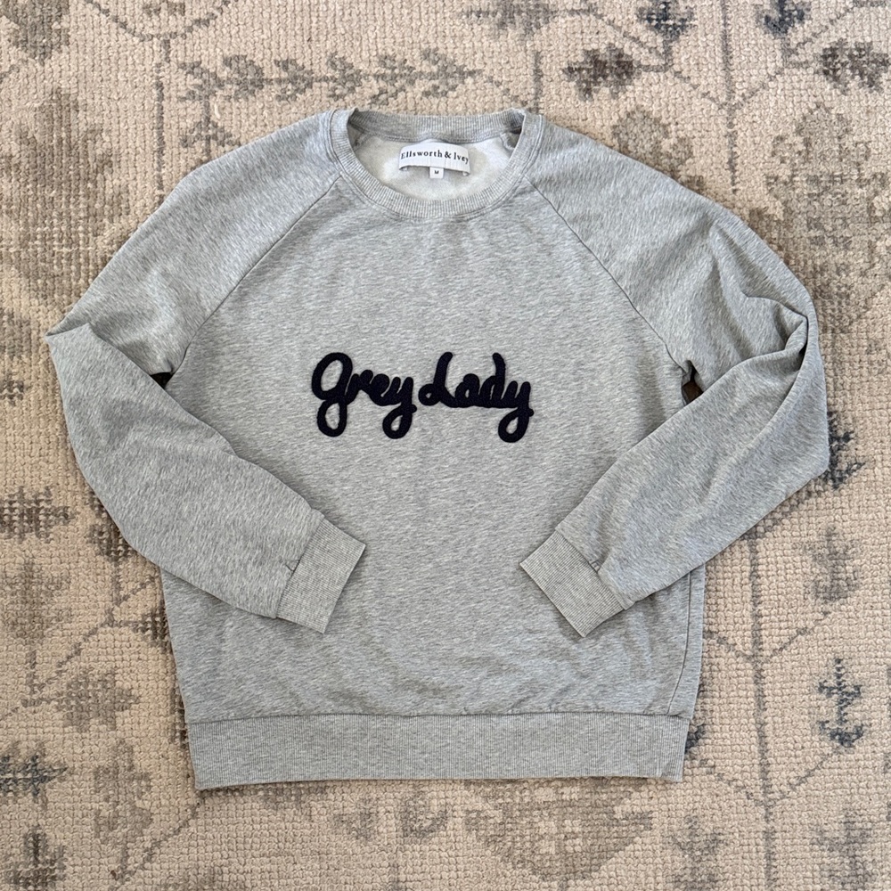 Ettore & Ivy Gray 'Grey Lady' Crewneck Sweatshirt